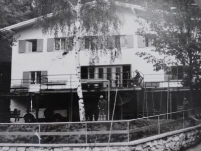 1980 Podniková chata RETEXu během dovolených na začátku osmé dekády